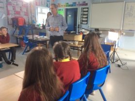Millionaire Entrepeneur Visits Aughadarragh
