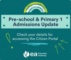 Admission to Primary School Update