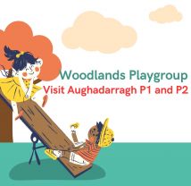 Woodlands Playgroup visit Aughadarragh P1 and P2 