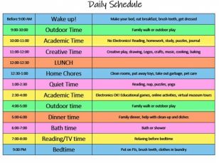 ETI Home Learning Schedule 